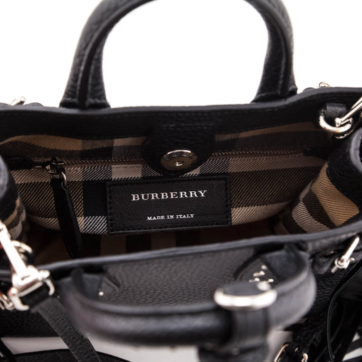 burberry baby banner tote bag