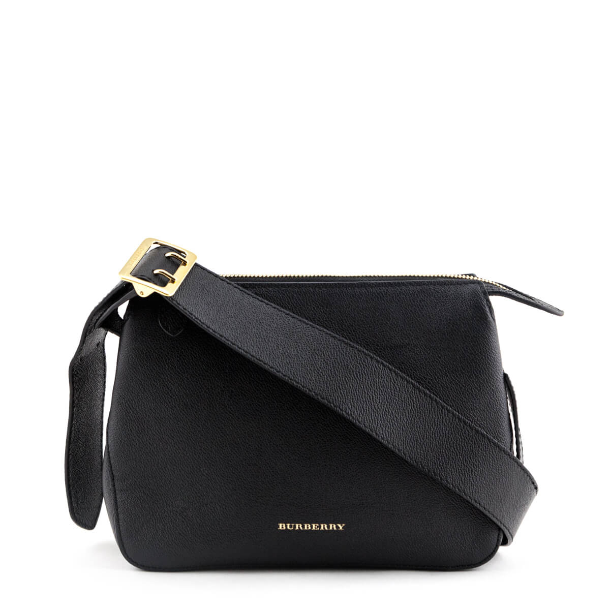 Burberry Black Soft Grain Calfskin Small Helmsley Crossbody