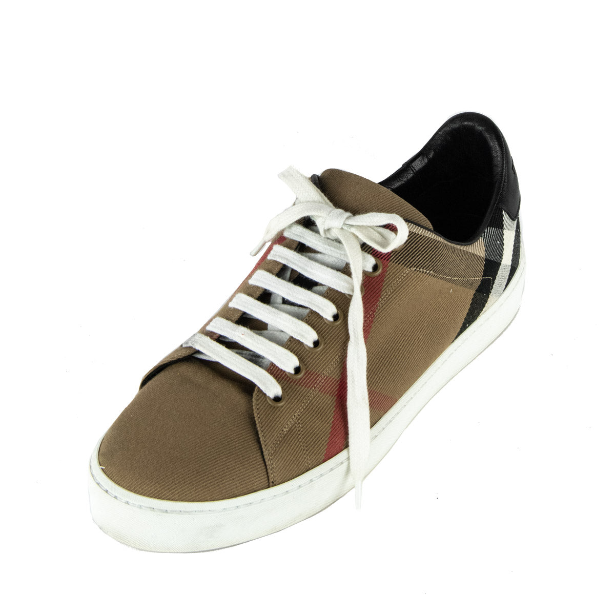 Burberry Nova Check Low Top Sneakers - Preowned Burberry Sneakers CA