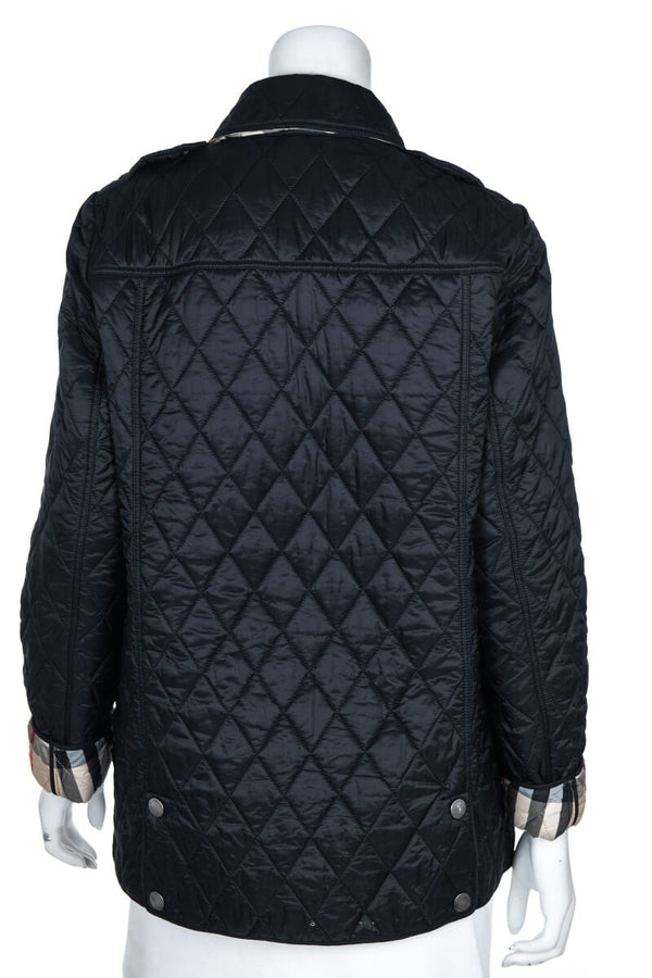 Burberry Brit Black Quilted Jacket - Luxury Consignment Canada