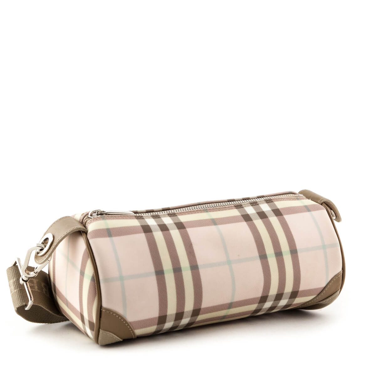 Burberry Candy Nova Check Lola Barrel Bag - Designer Bags Canada