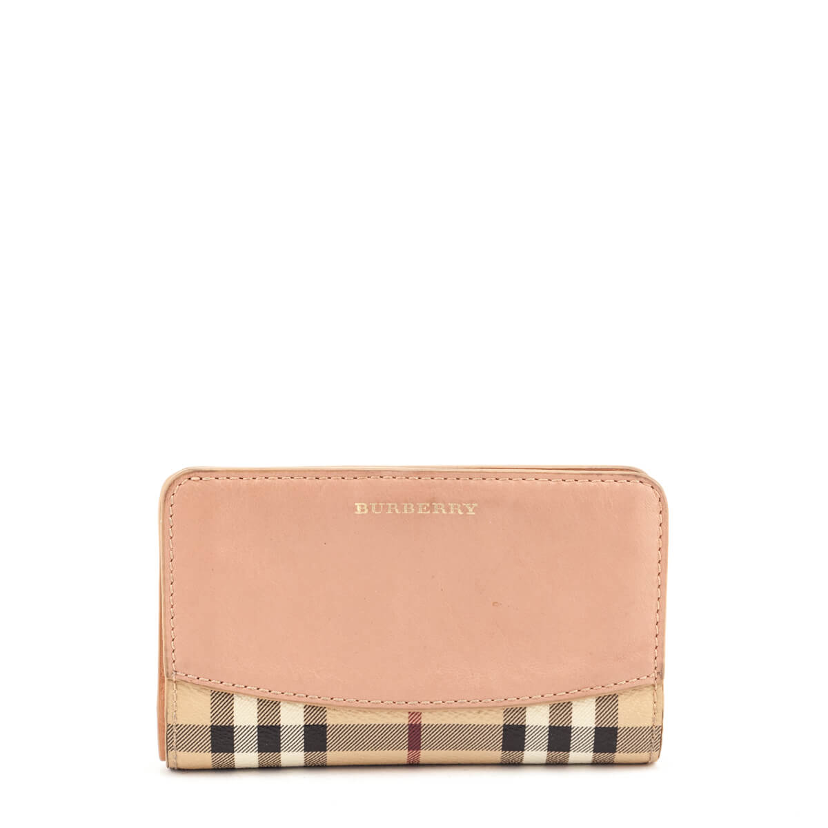 burberry check wallet