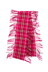 burberry double fringe scarf