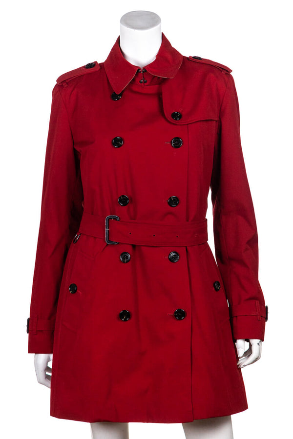 Burberry Red Trench Coat - Preloved Burberry Coats Canada
