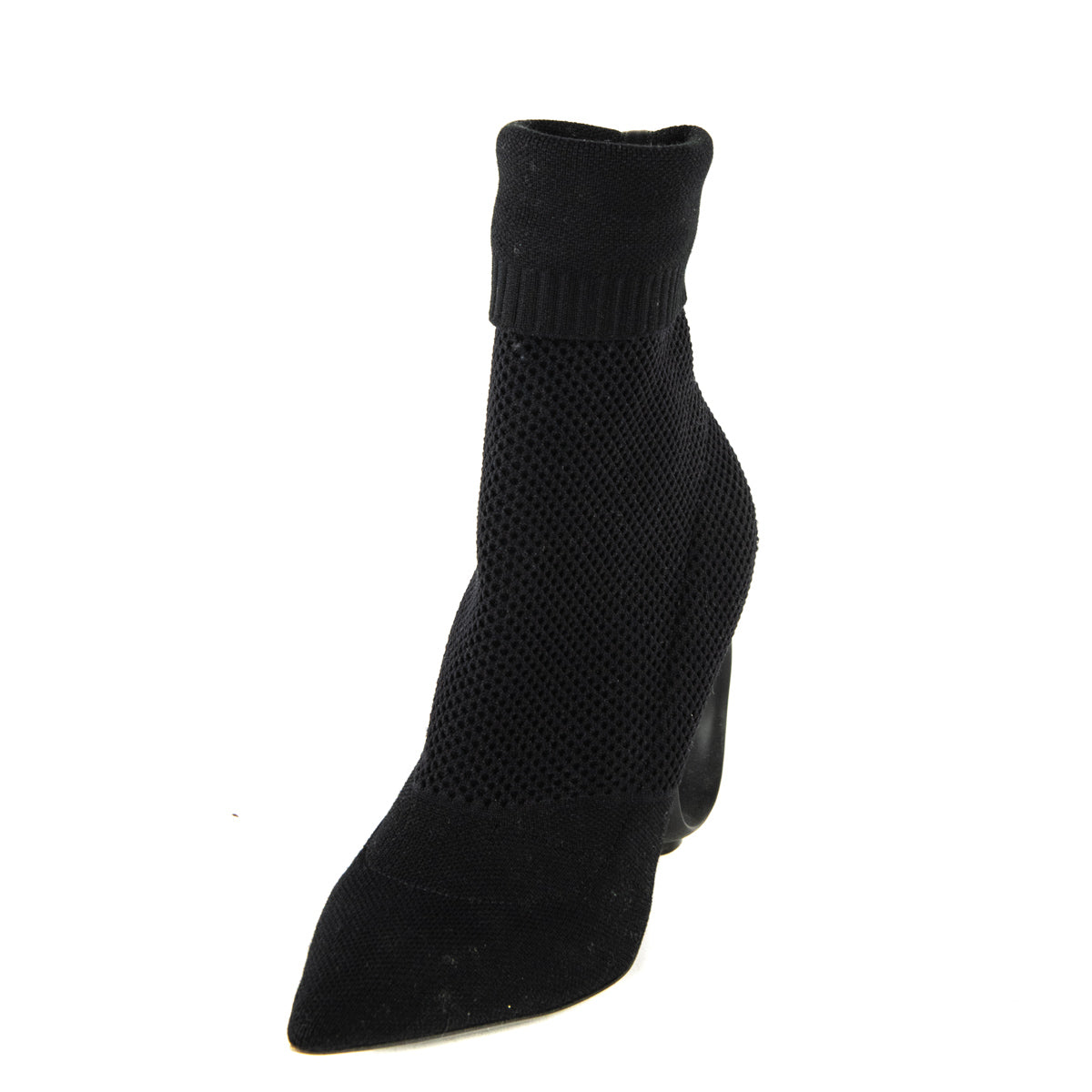 Burberry Black Knit Kimberly Sculpt Sock Ankle Boots - Preowned Luxe