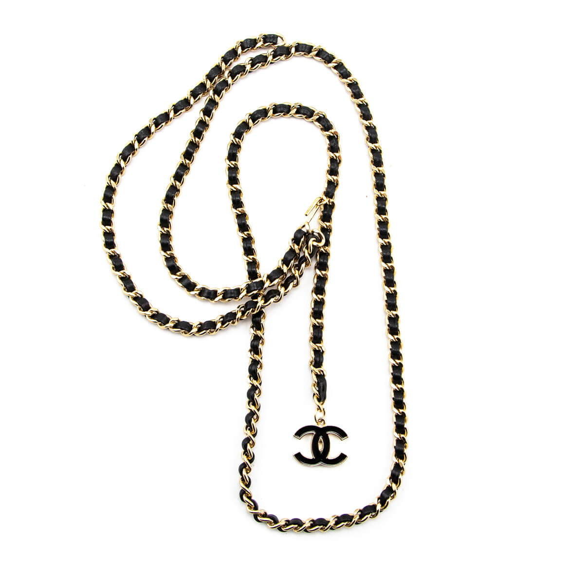 Vintage Chanel CC Medallion Ball Link Gold Chain Belt Recess Los Angeles LA