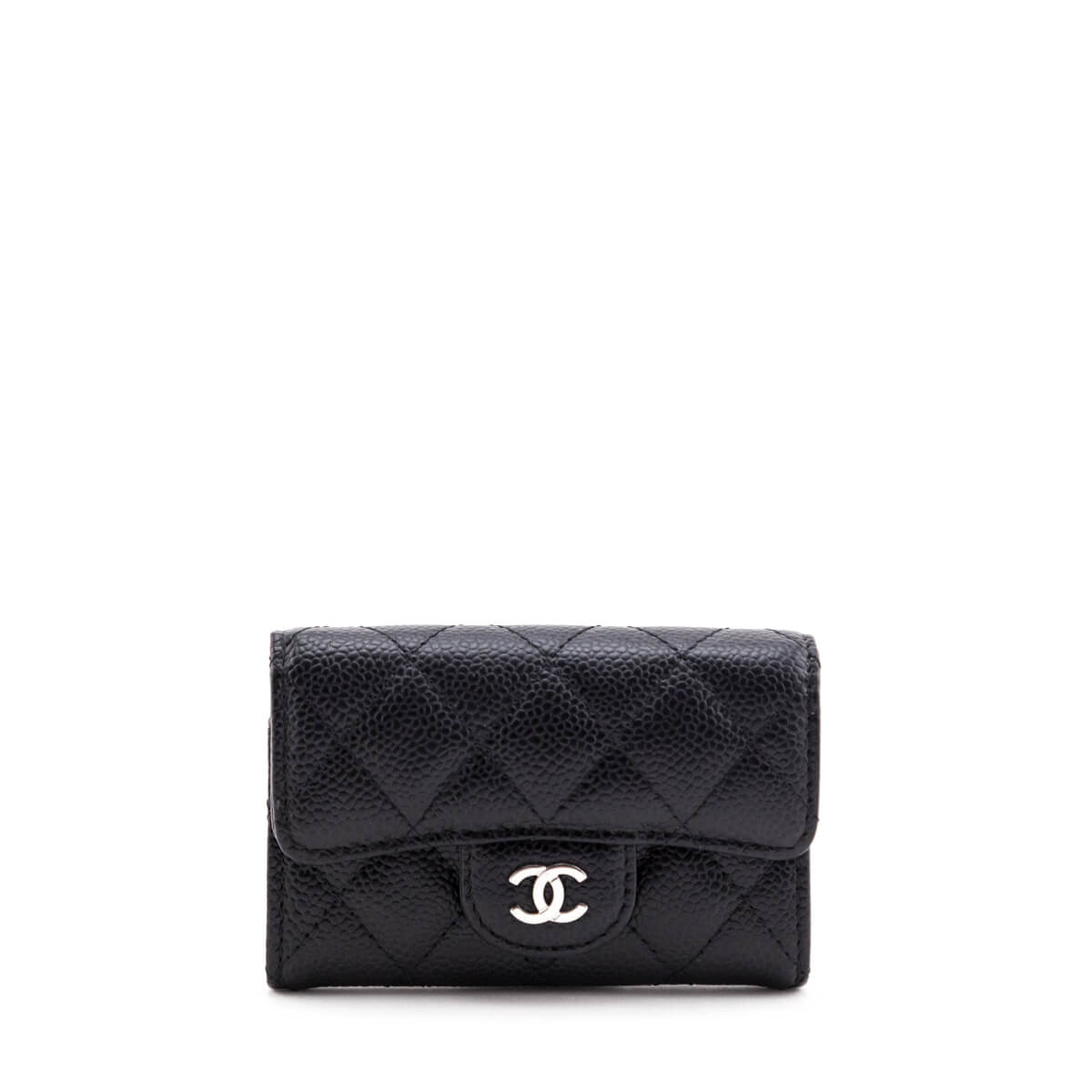 Chanel Black Quilted Caviar Classic Card Holder Shw Chanel Canada