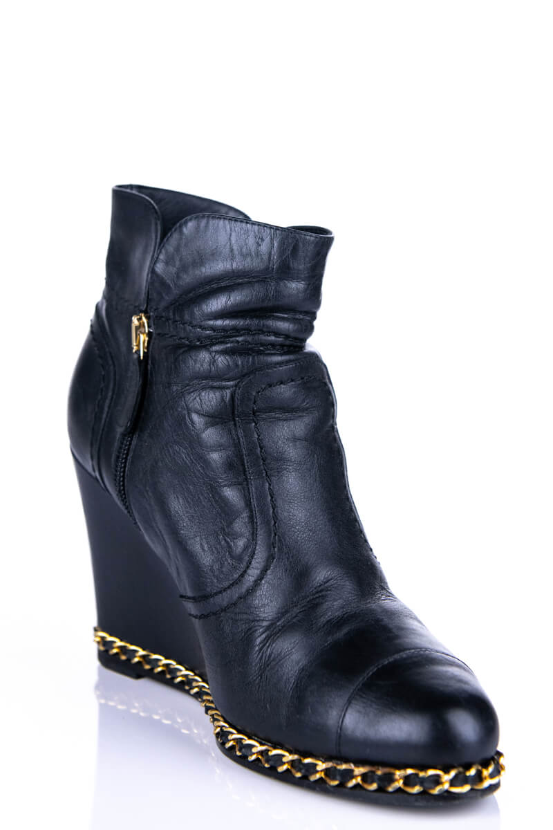 designer heeled ankle boots