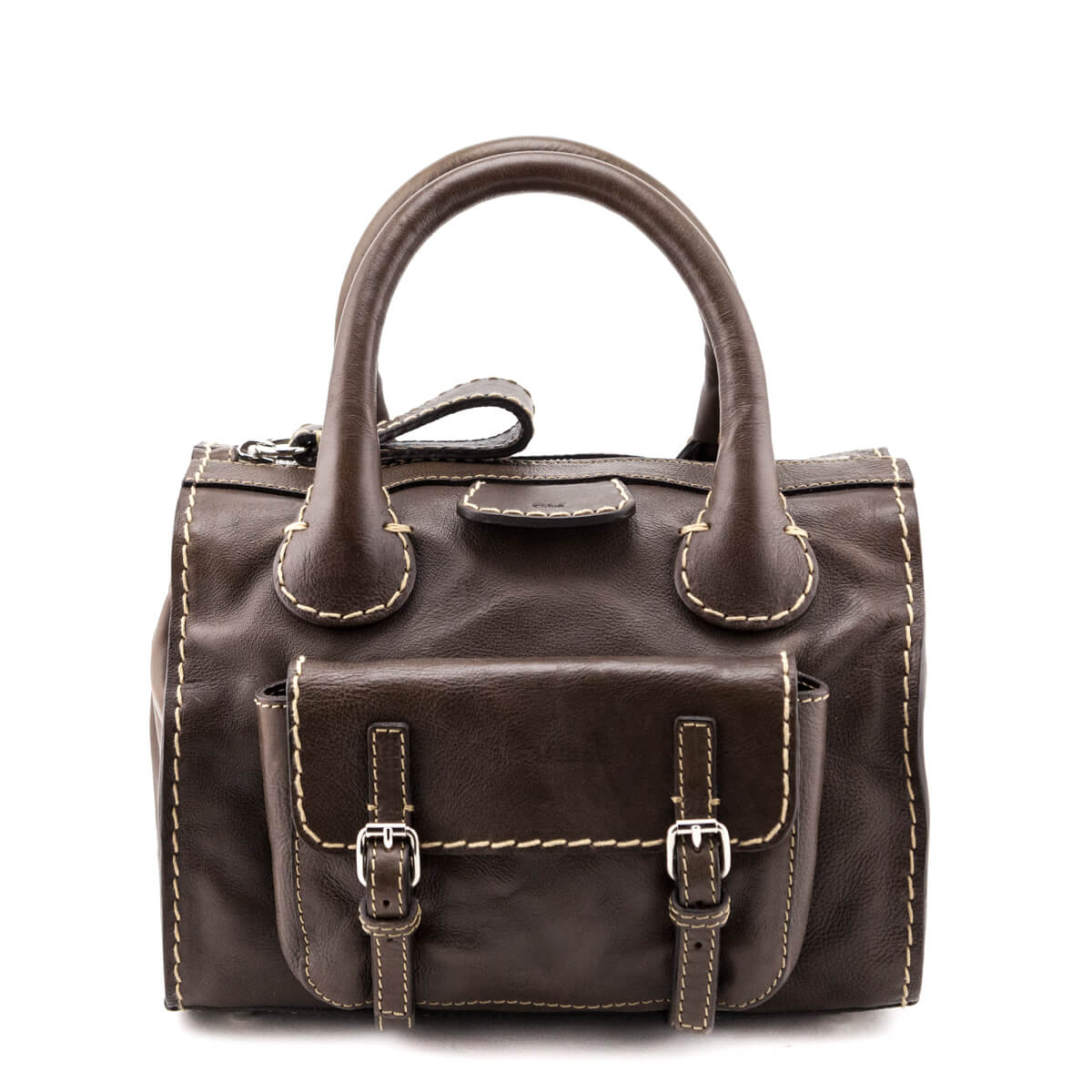 Chloe Brown Calfskin Small Edith Satchel - Shop Chloe Handbags Canada