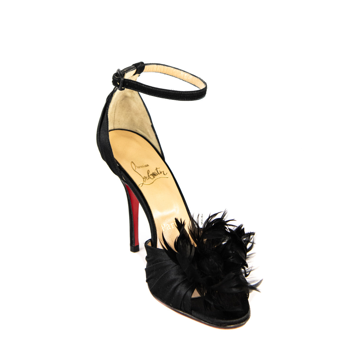 louboutin feather shoes