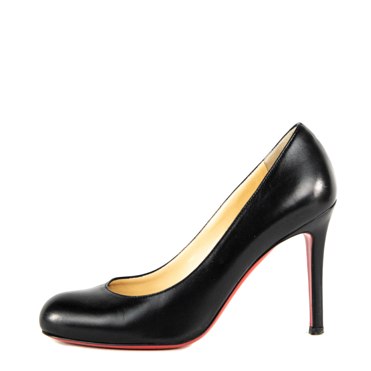 Christian Louboutin Black Simple 90 Pumps - Preowned Louboutin Pumps