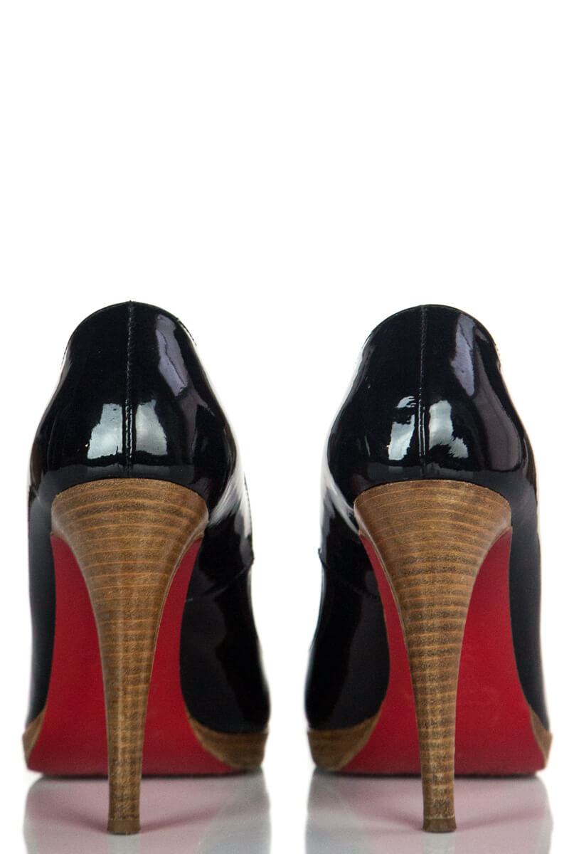 louboutin leather heels