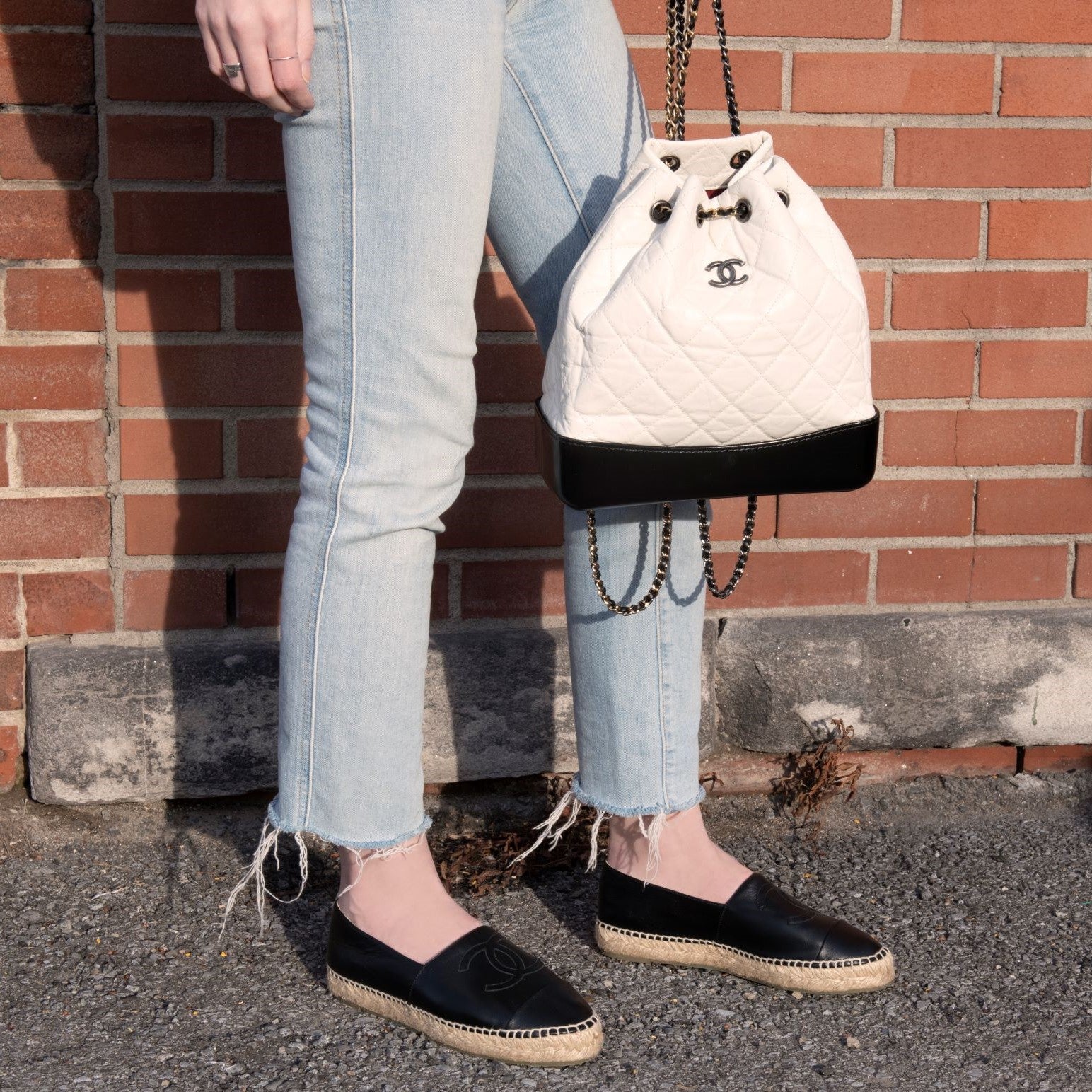 chanel espadrilles street style