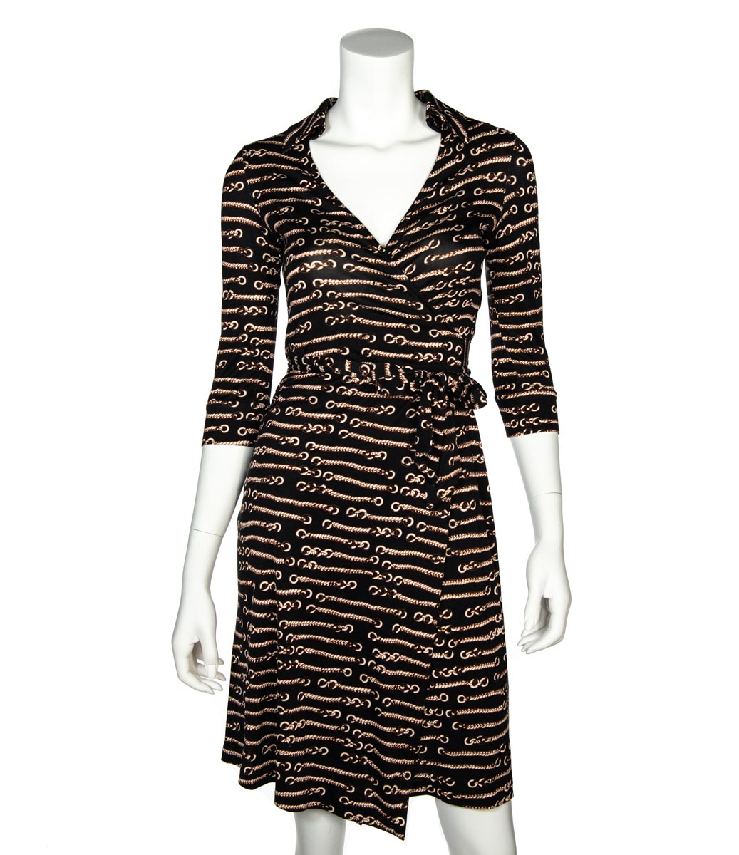 dvf chain dress