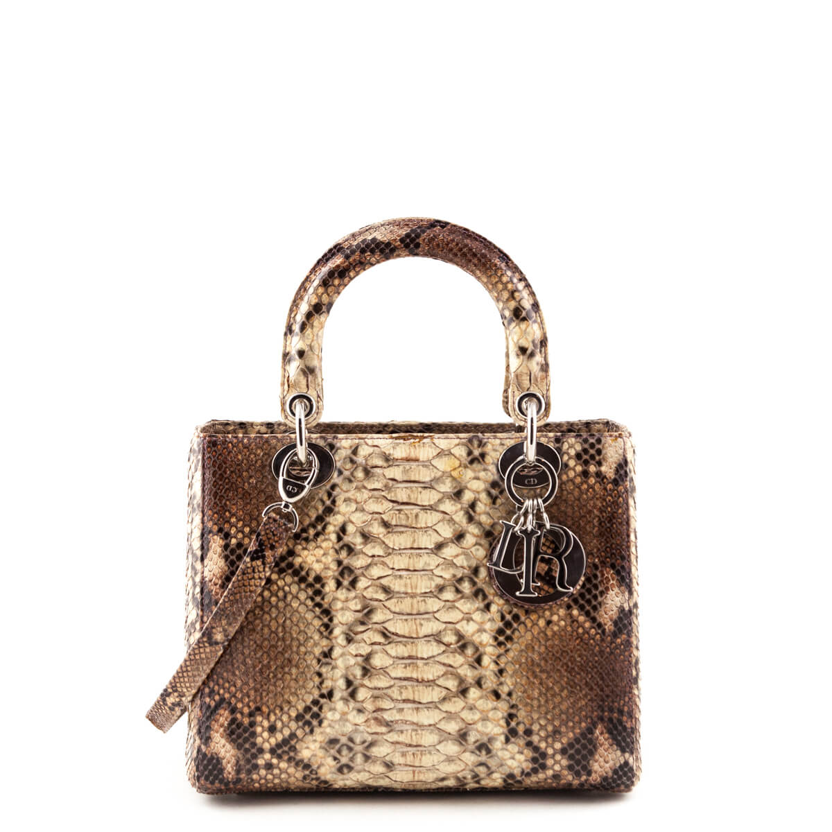 Dior Python Medium Lady Dior - Luxury Consignment Bags Canada
