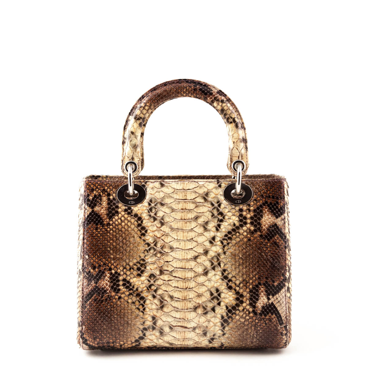 Dior Python Medium Lady Dior - Luxury Consignment Bags Canada