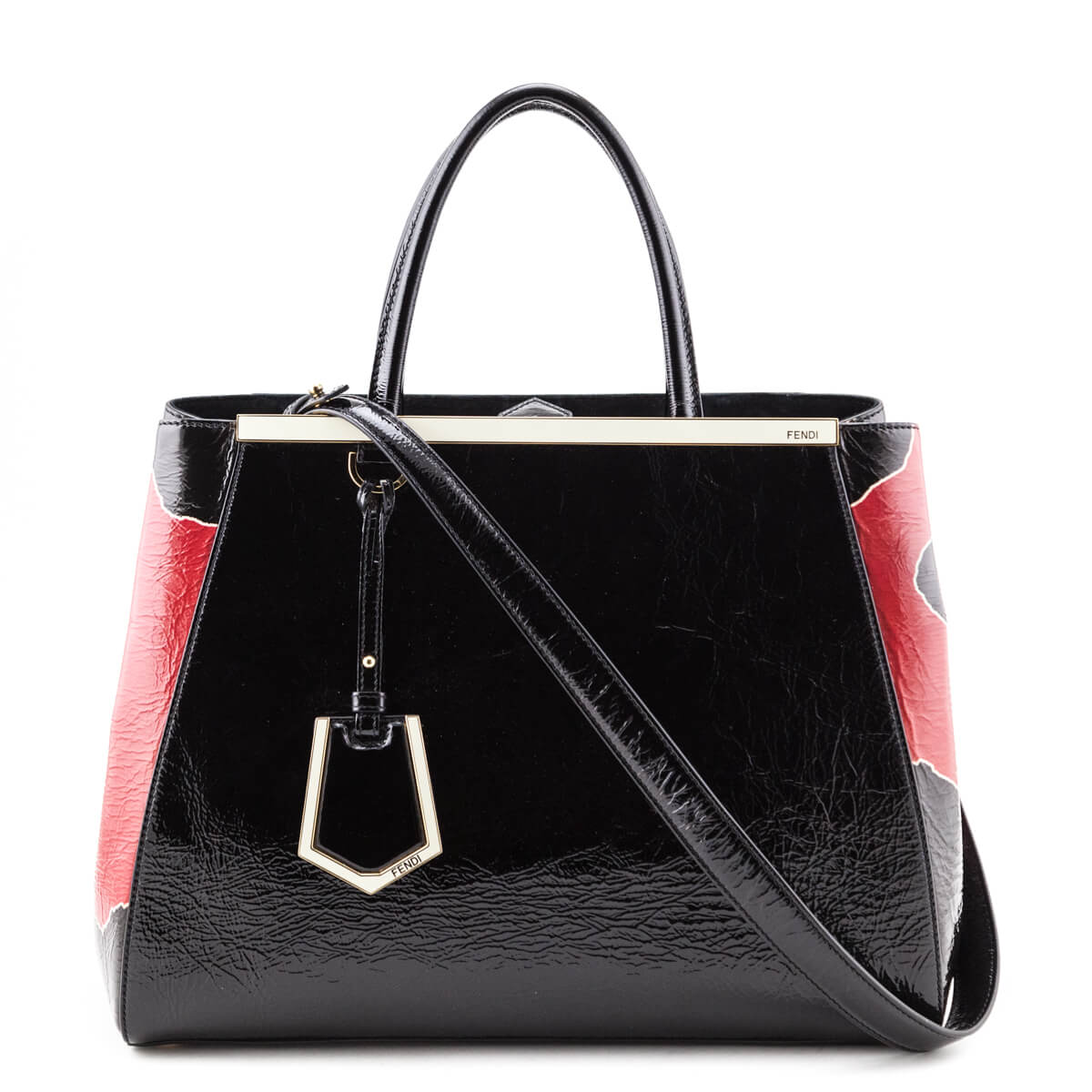 fendi vernice patent leather bag