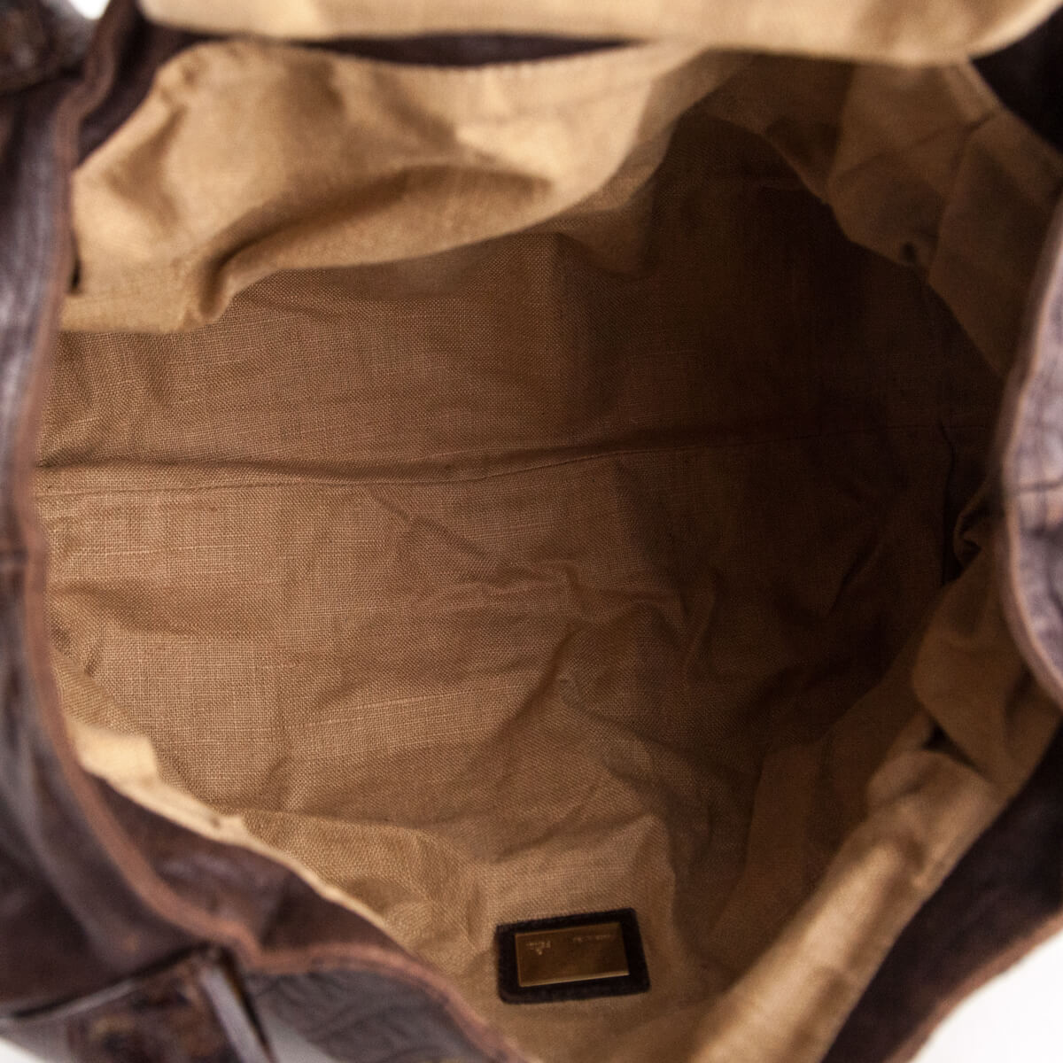 Fendi Monogram Canvas & Leather Spy Bag - Designer Bags
