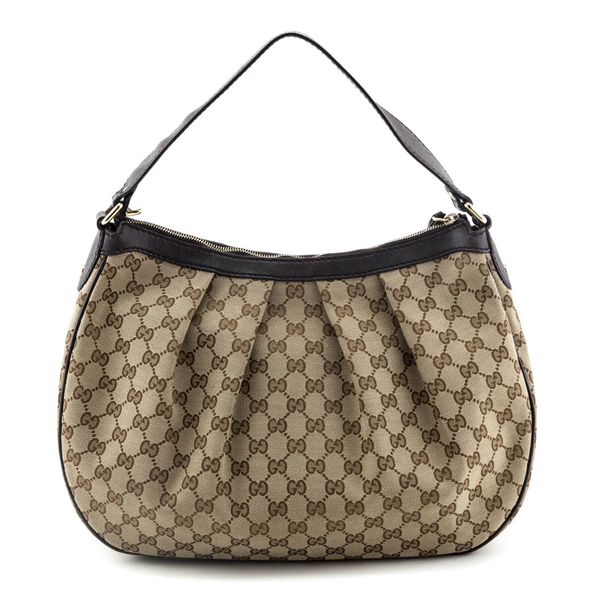 Gucci Beige/Ebony GG Monogram Canvas Medium Sukey Tote - Gucci Canada