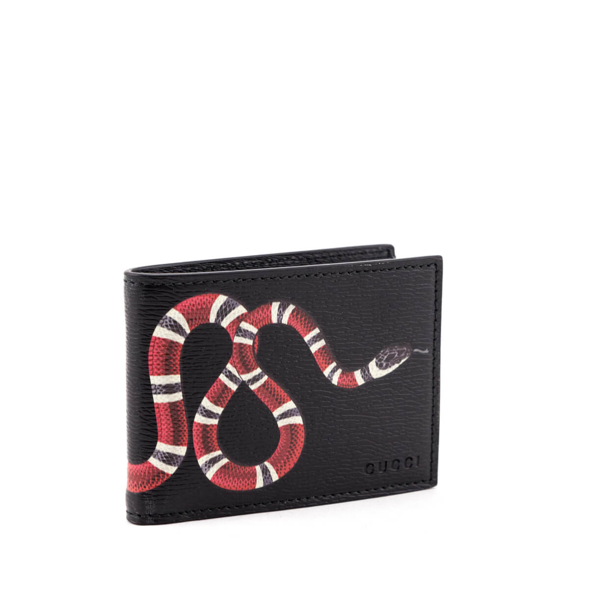 gucci kingsnake leather wallet