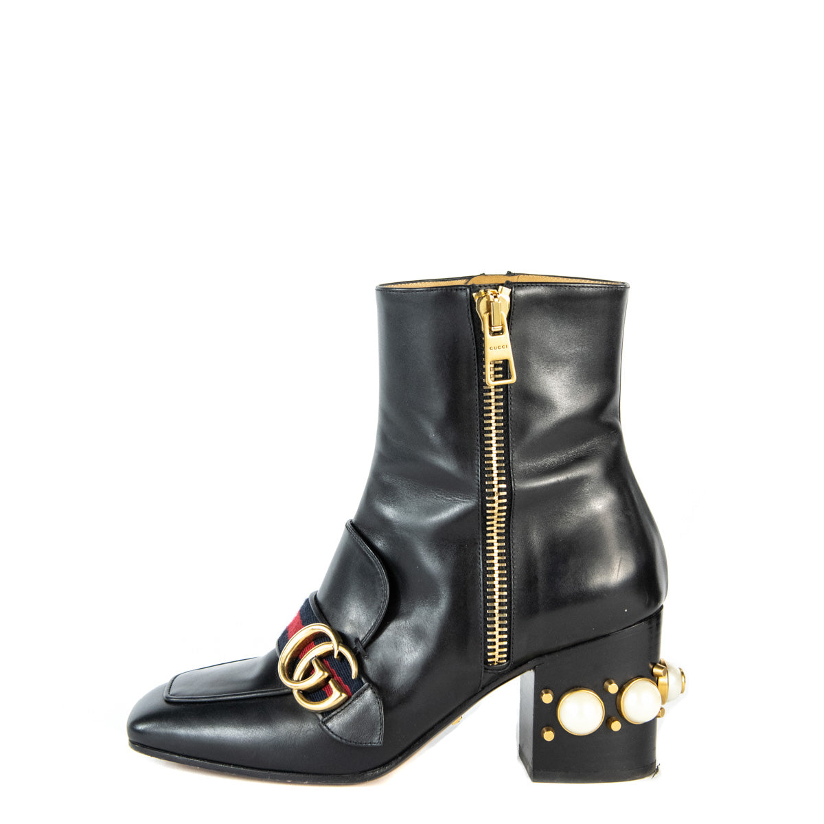 gucci peyton pearl boots