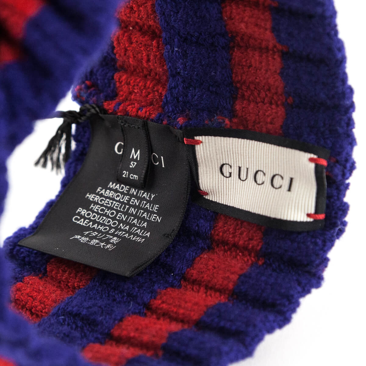 gucci red and blue headband