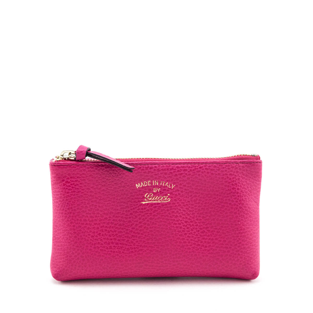 Gucci Pebbled Leather Swing Pouch - Shop Gucci Canada