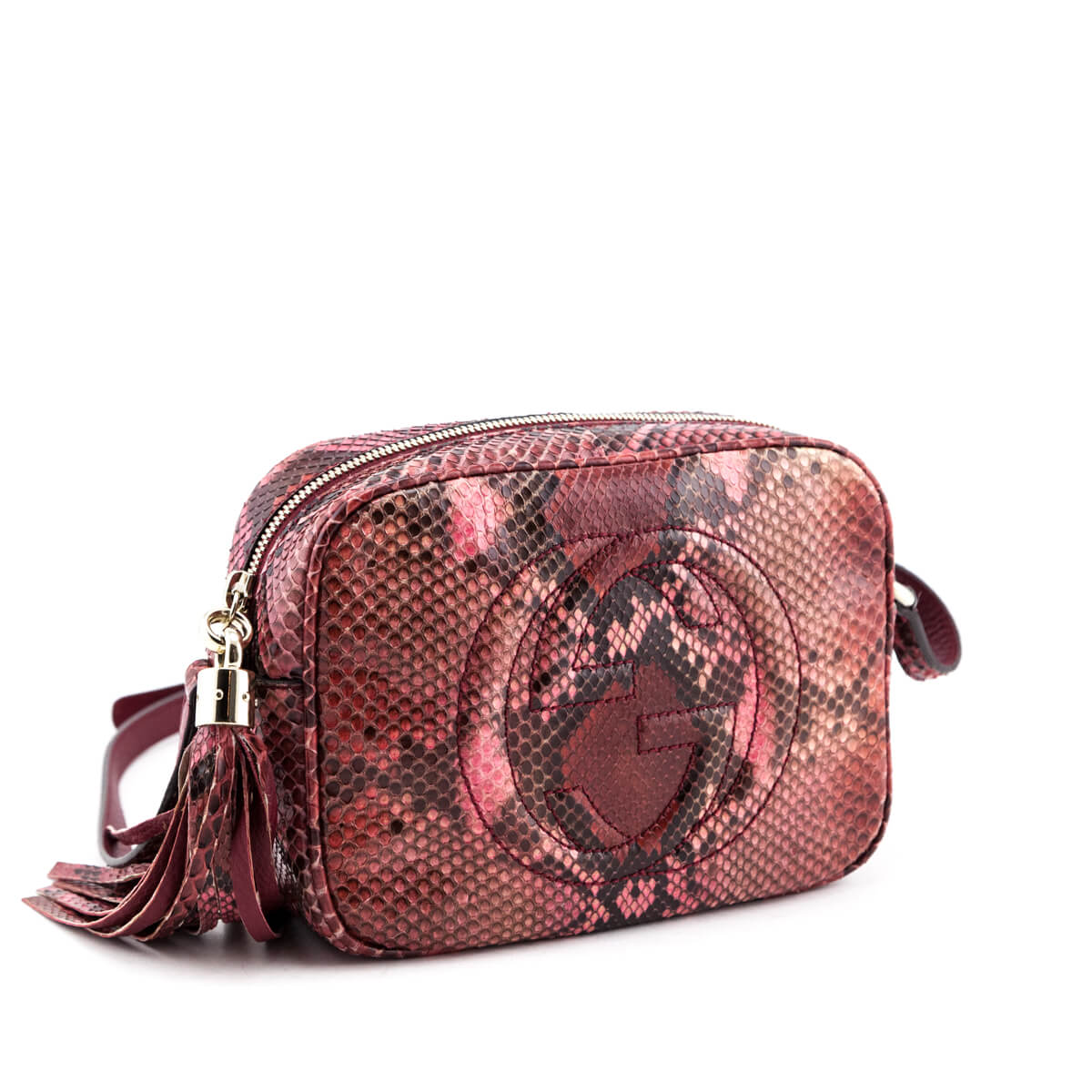 gucci python disco bag