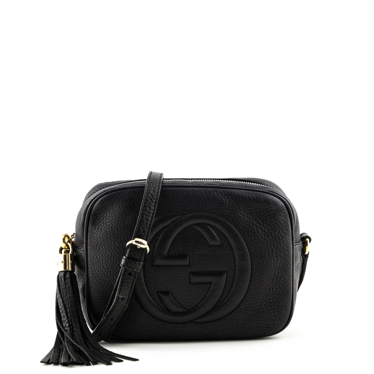 Gucci Black Soho Disco - Preowned Gucci Handbags