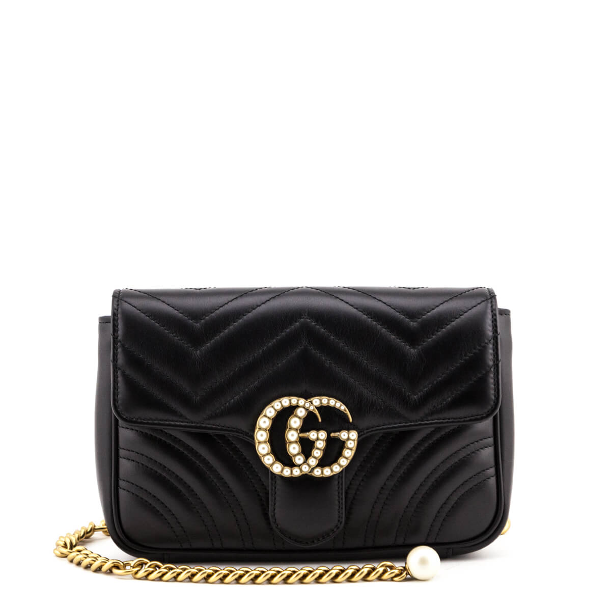 gucci marmont pearl belt bag