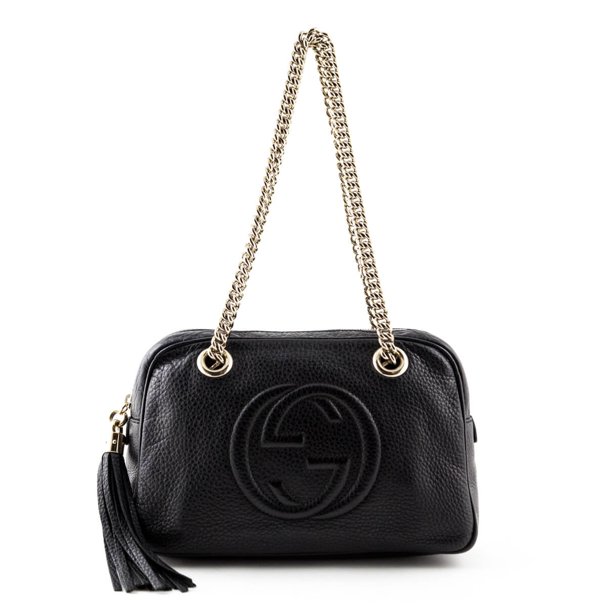 Gucci Black Small Soho Chain Shoulder bag - Secondhand Designer Bags