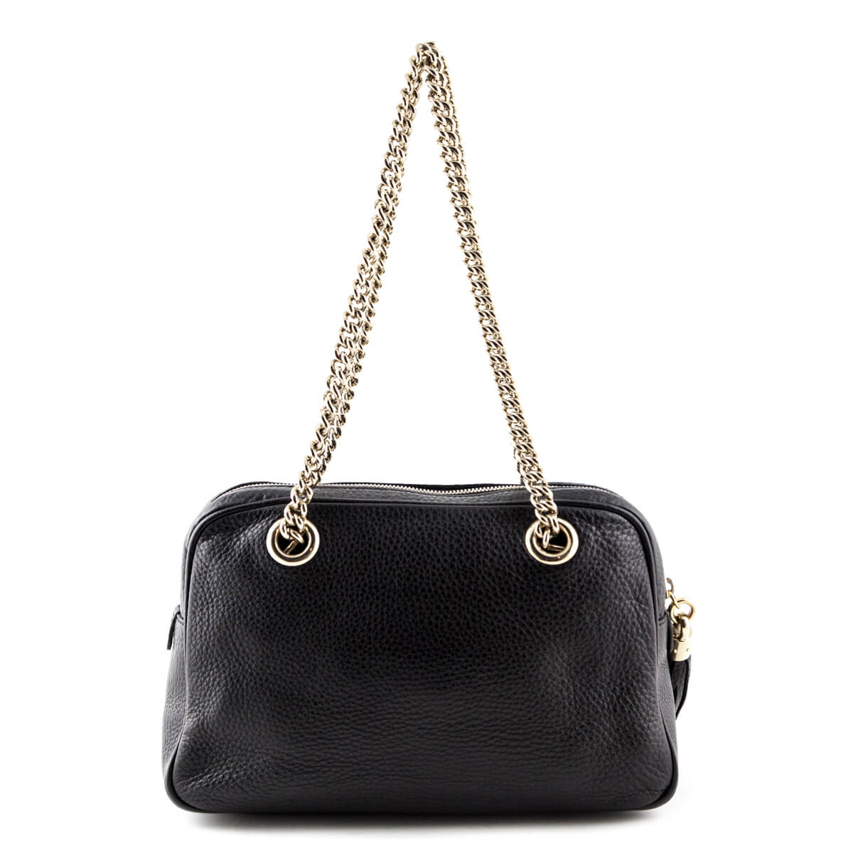 Gucci Black Small Soho Chain Shoulder bag - Secondhand Designer Bags