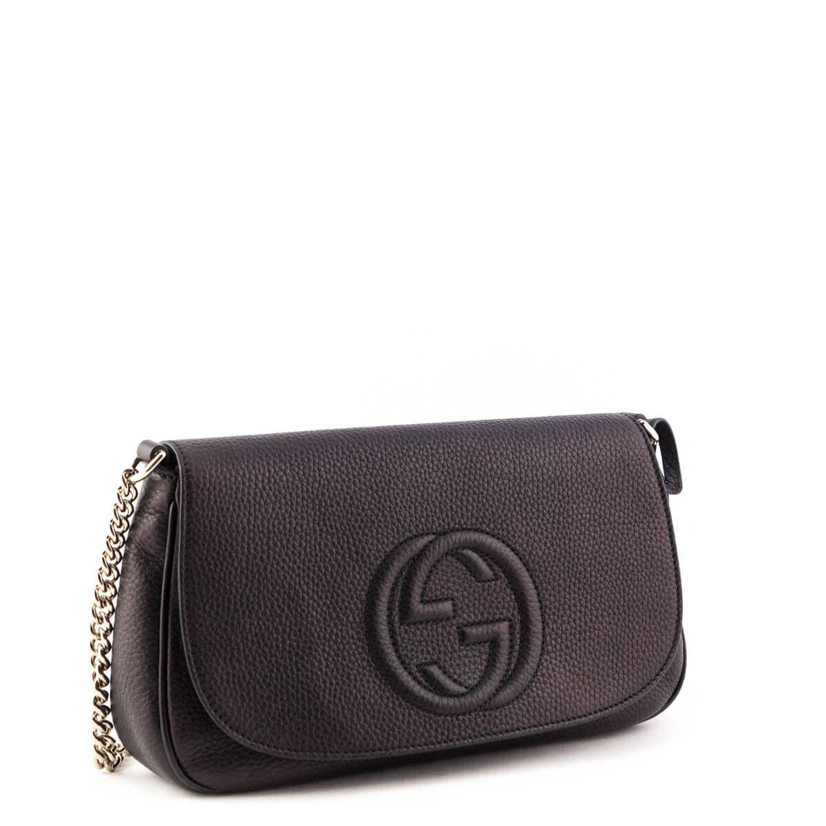 Gucci Black Soho Chain Crossbody Bag - Preowned Handbags Canada