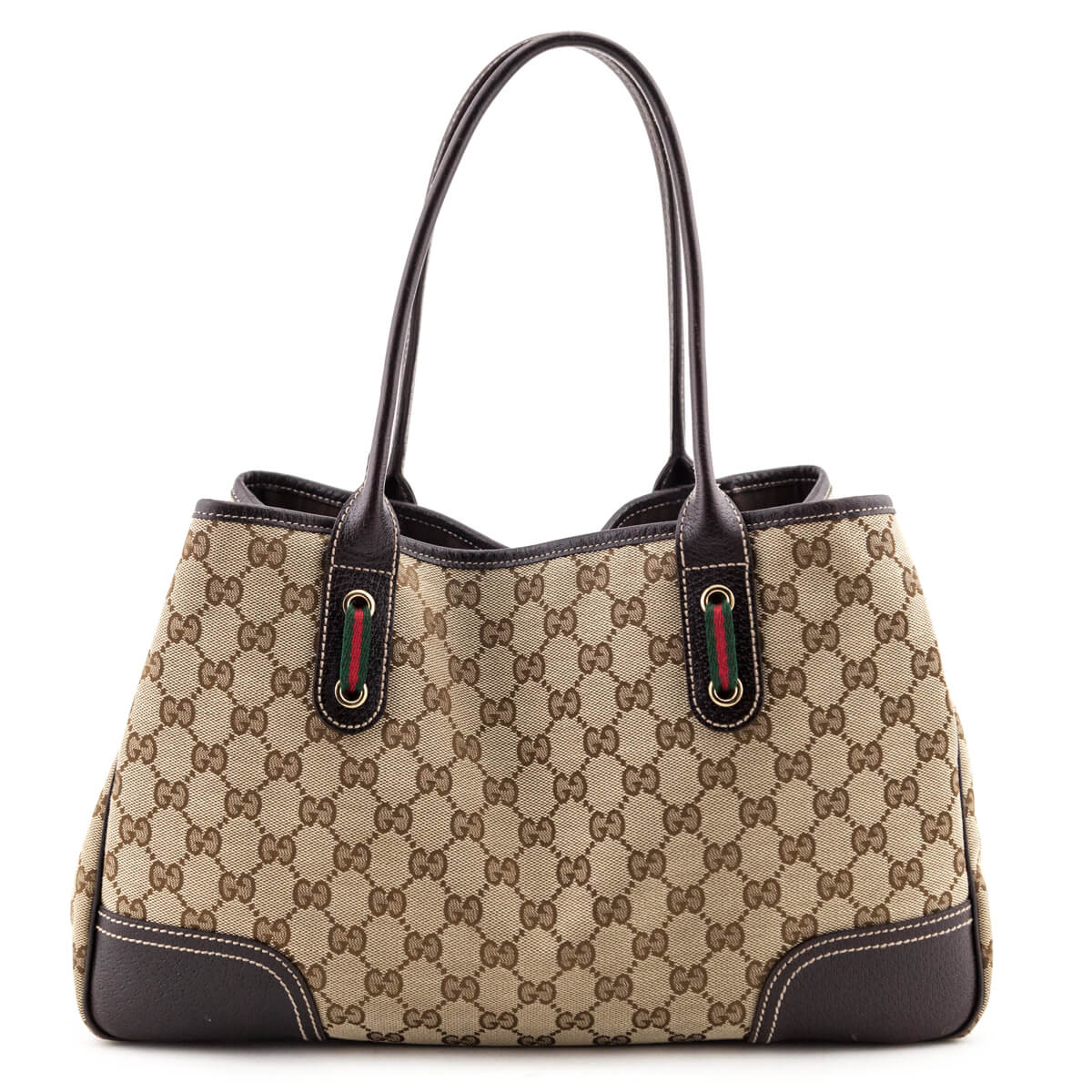 Gucci Brown GG Monogram Canvas Medium Princy Tote - Shop Gucci CA