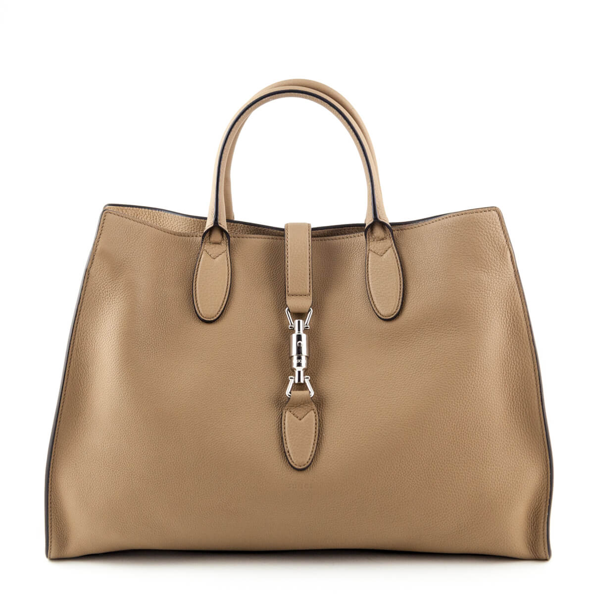 Gucci Camel Soft Leather Large Jackie Top Handle Bag - Gucci Canada
