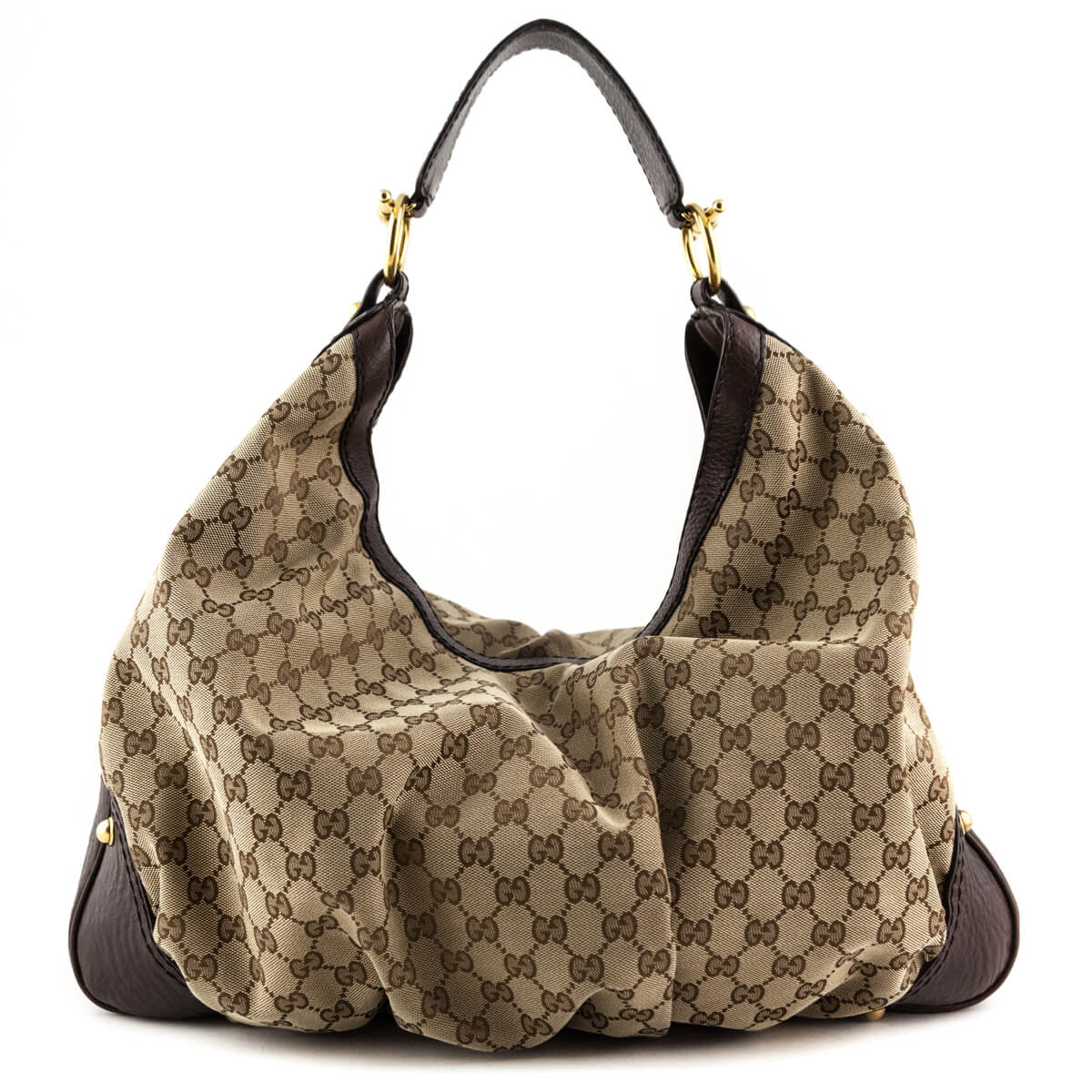 Gucci GG Monogram Large Jockey Hobo - Gucci Bags Canada