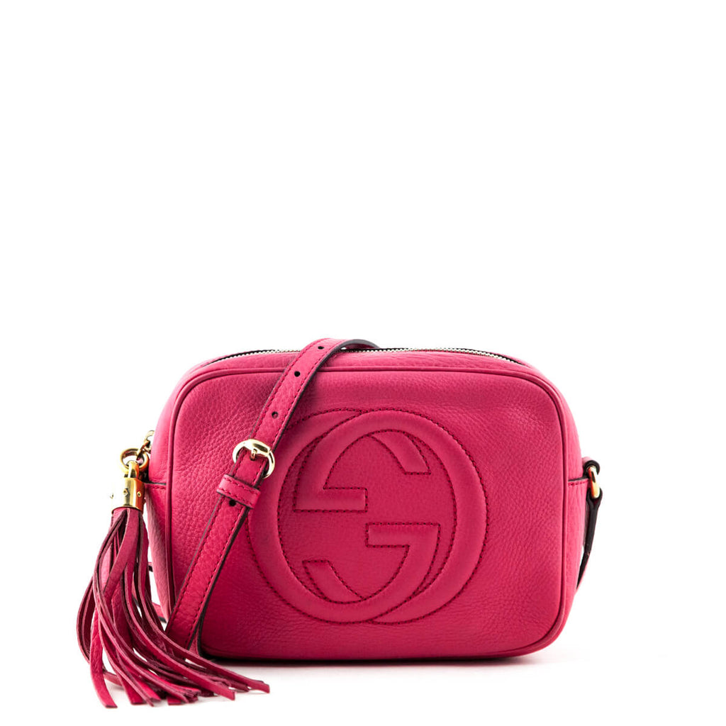Gucci Hot Pink Soho Disco - Authentic Luxury Bags Canada