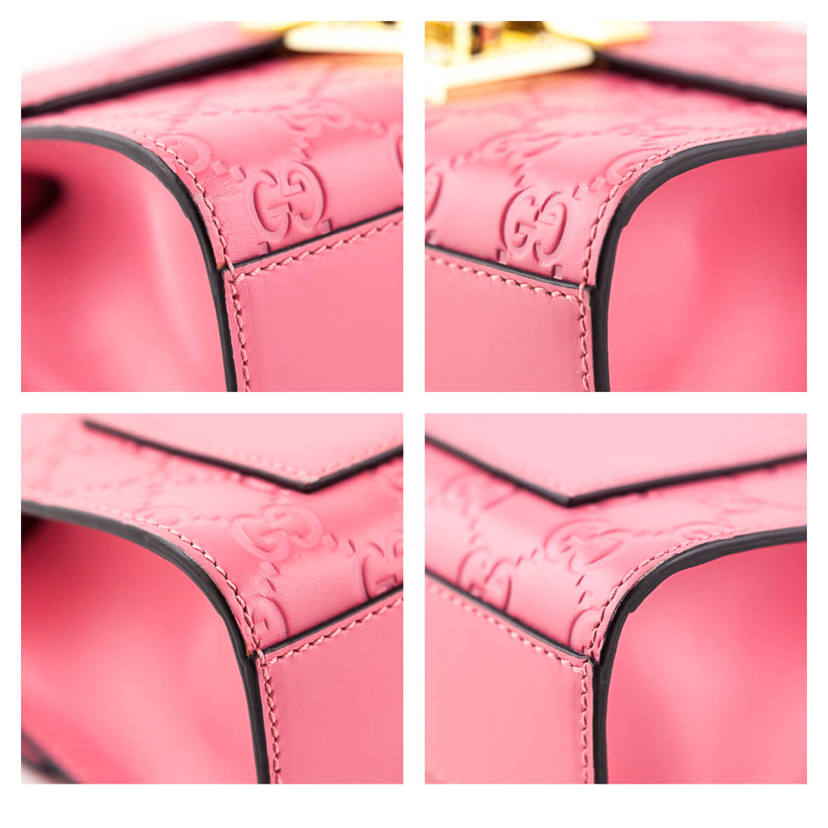 Gucci Pink Guccissima Small Padlock Shoulder Bag - Gucci Canada