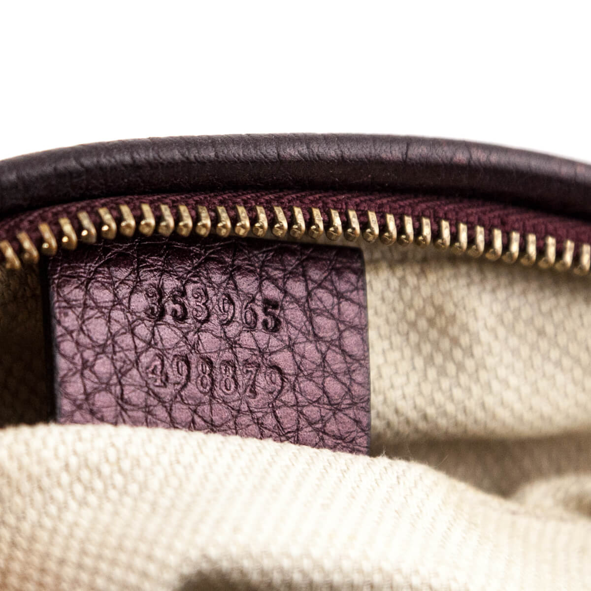 Gucci Purple Metallic Mini Soho Chain Bag - Luxury Consignment Canada