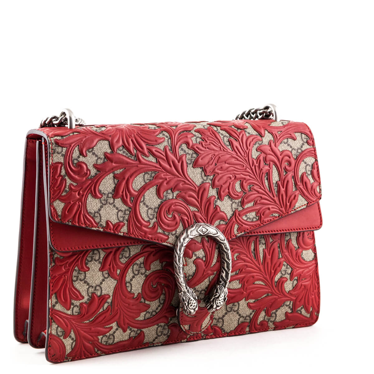 Gucci Red GG Monogram Dionysus Arabesque Bag - Gucci Canada