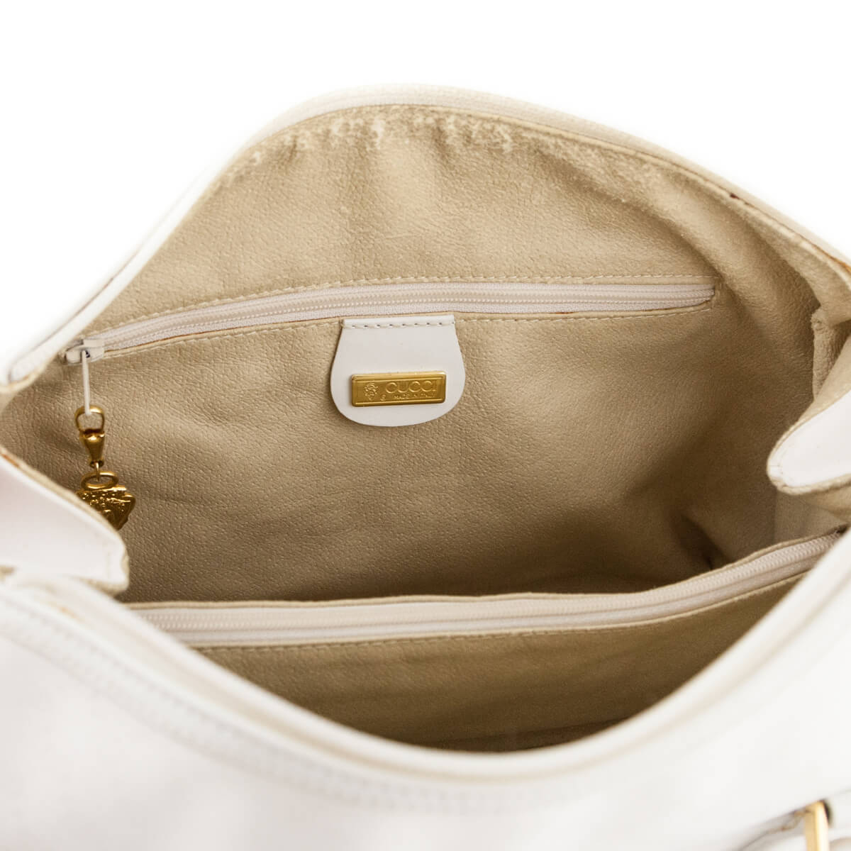 Gucci White Coated Canvas Vintage Boston bag - Gucci Canada