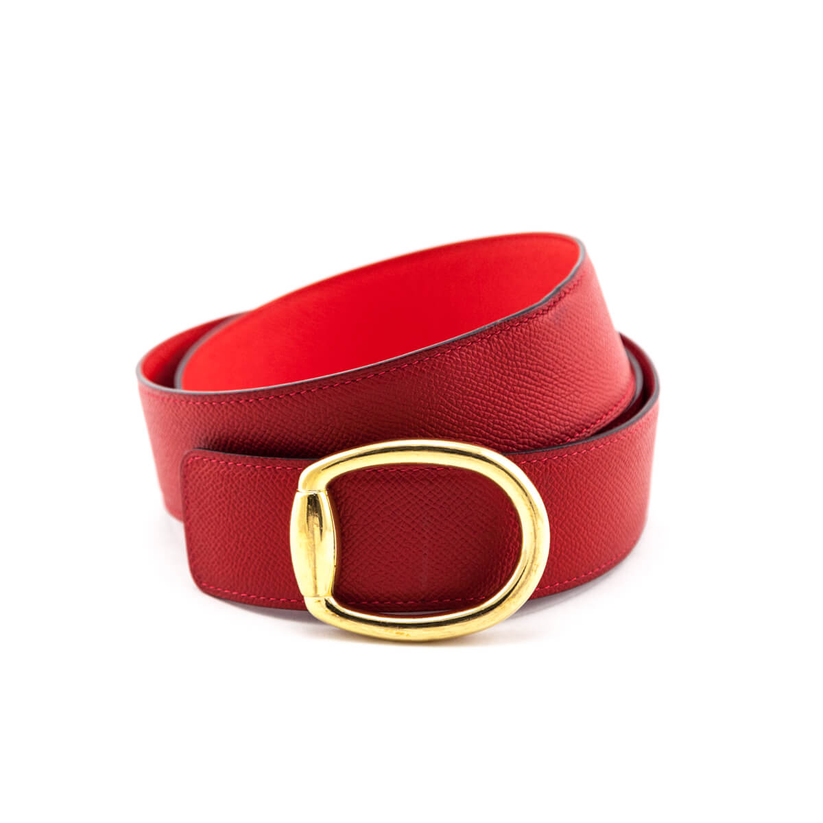 red and black reversible hermes belt