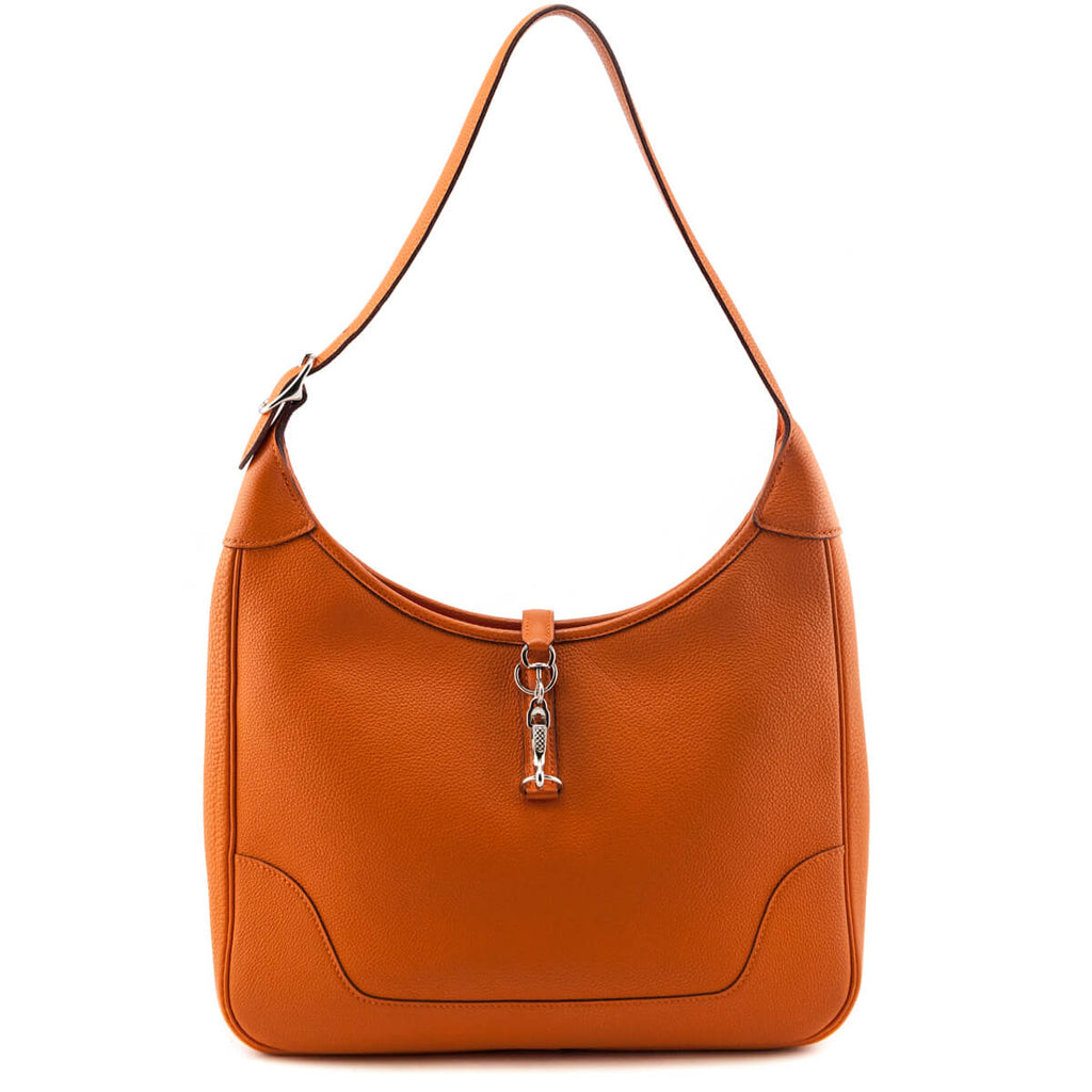 Hermes Classic Orange Togo Clemence Trim II 31 - Shop Hermes Handbags