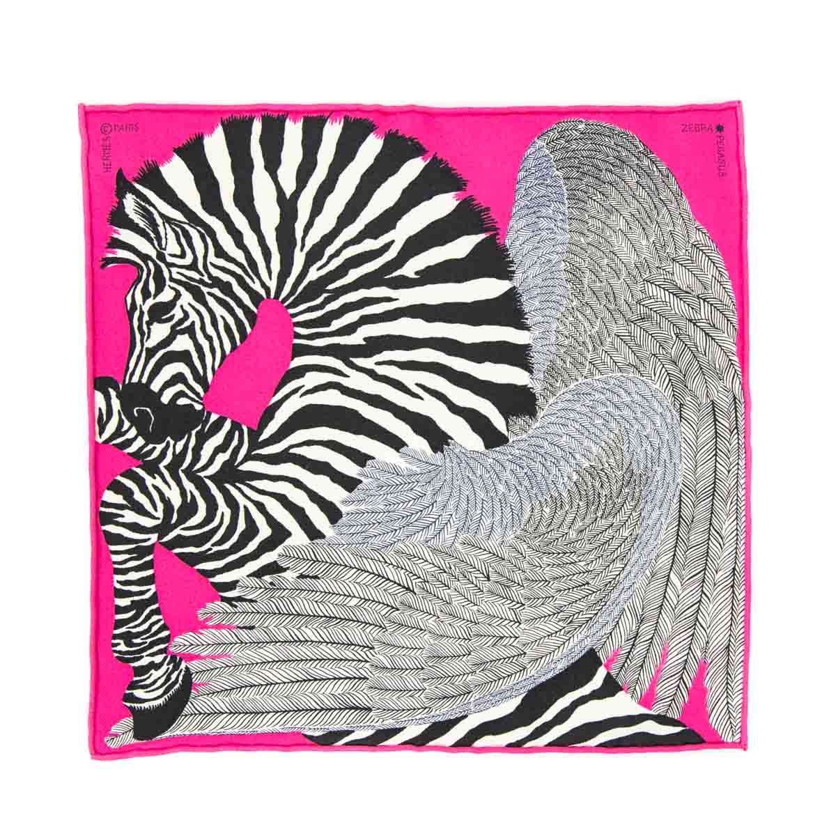 hermes zebra scarf