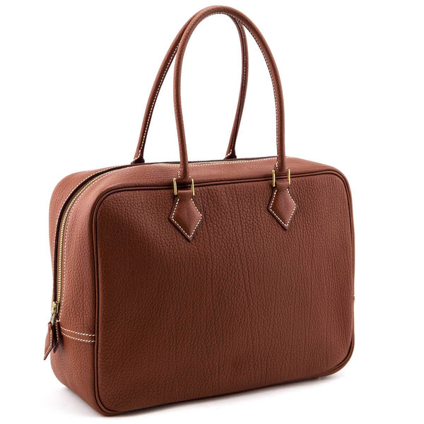Hermes Cognac Togo Plume 32 - Browse Preloved Hermes Handbags Canada