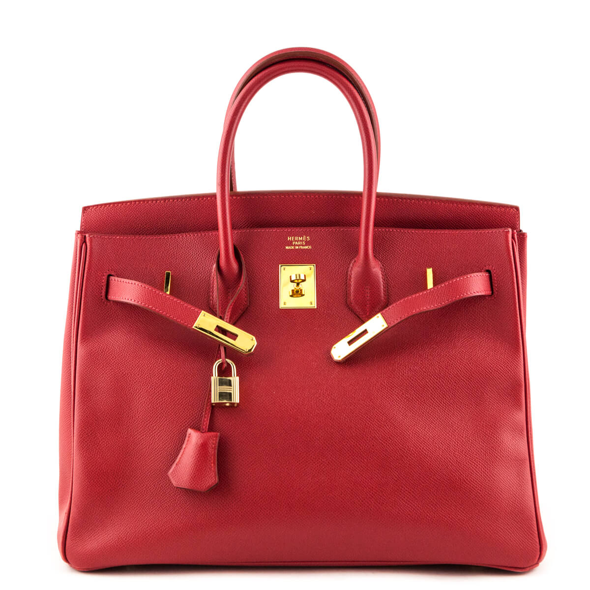 Hermes Rouge Garance Togo Birkin 35 - Affordable Handbags Canada