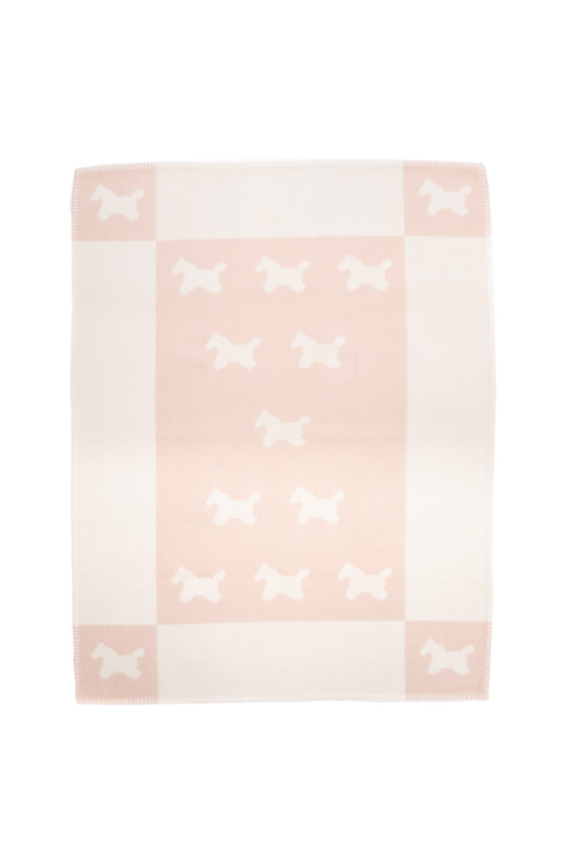 hermes baby blanket pink