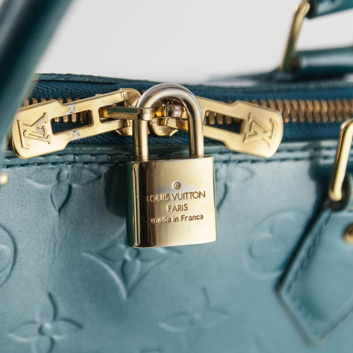 Louis Vuitton Turquoise Empreinte Vernis Alma GM Handbag - LV Canada