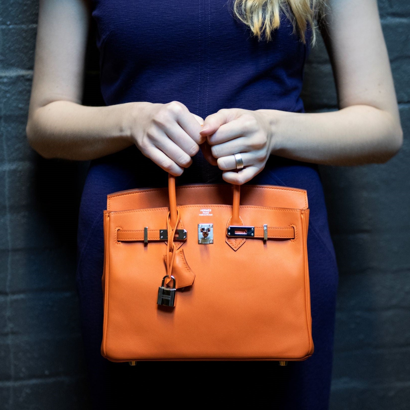 birkin 25 orange