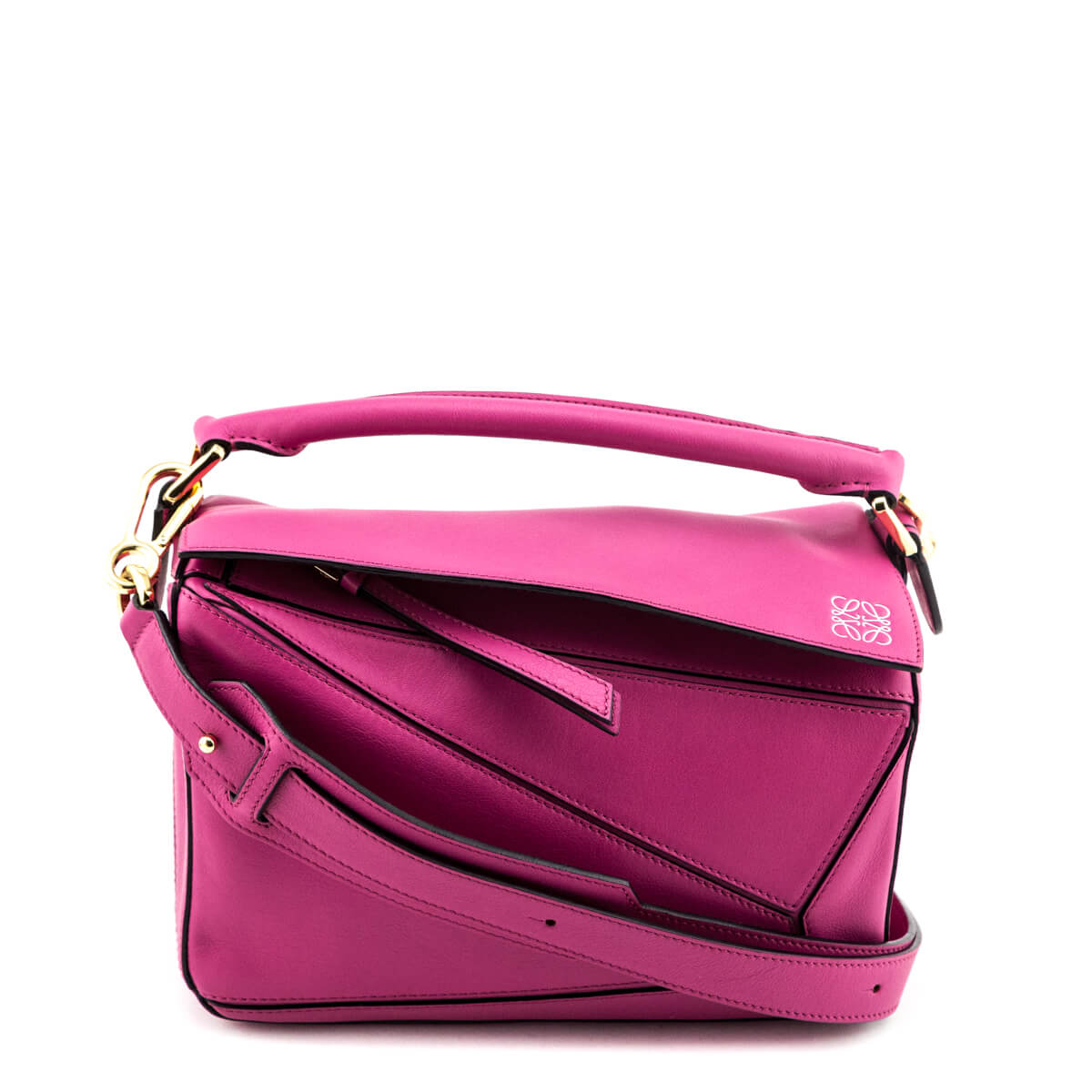 Loewe Fuchsia Classic Calfskin Small 